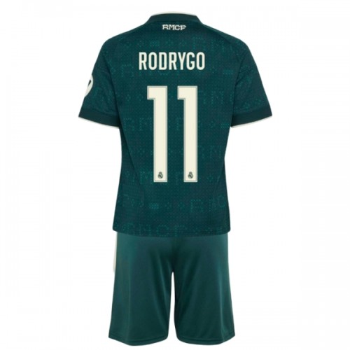 Ensemble Maillot Real Madrid Rodrygo 11 Exterieur 2026-27 Enfant Ensemble Maillot Real Madrid Rodrygo 11 Exterieur 2026-27 Enfant